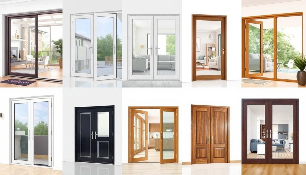 Aluminium doors
